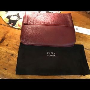 Eileen fisher fold over purse
